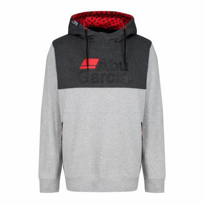 Abu Garcia Hoody Grey huvtröja L