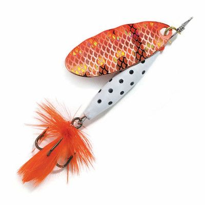 Abu Garcia Reflex White 12 g K/Red Flash spinnare