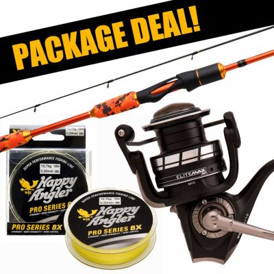 Patriot Fireball Xtreme Micro + Abu Garcia Elite Max haspelset med flätlina