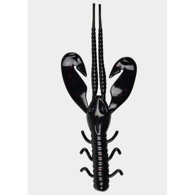 Rocket Craw 10cm Black Red Fle, No Color, No Size,  Drag Och Krokar