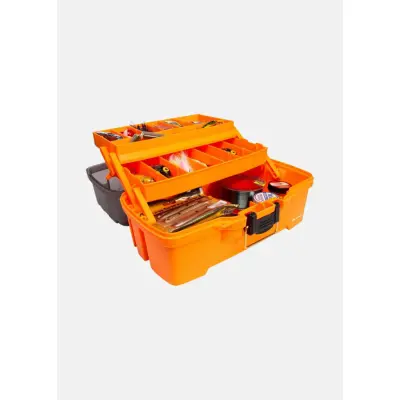 Twotray Tackle Box Bright Oran, No Color, No Size,  Verktyg Och Tillbehör
