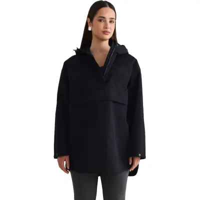 Aim'n Women's Waterproof Oversized Anorak Black