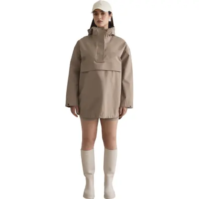Aim'n Women's Waterproof Oversized Anorak Espresso