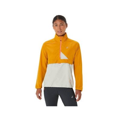 Asics Fujitrail Anorak Women Sandstorm/Light Sage