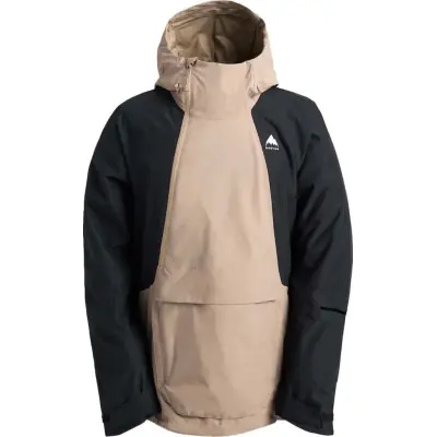 Burton Men's Reserve Relaxed Anorak Summit Taupe/true Black