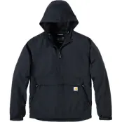 Carhartt Men's Rain Defender Loose Fit Lightweight Packable Anorak  Black