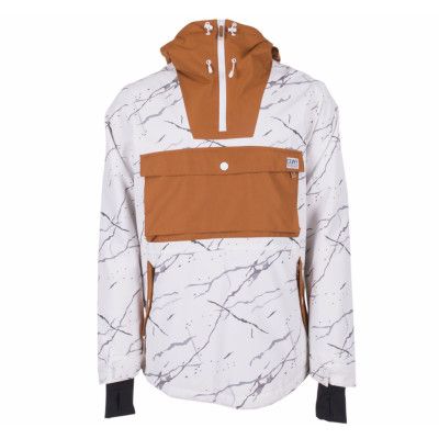 Clwr Anorak, White Marble, Xxl,  Wear Colour