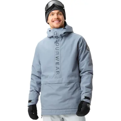 ColourWear Men's Signature Anorak Grey Blue