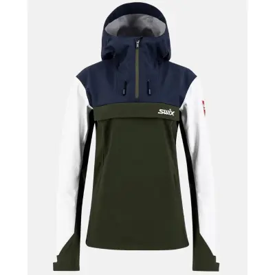 Fjell Anorak W, Dark Olive, L,  Längdskidkläder