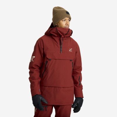 AccXel Insulated 2L Ski Anorak Herr Fired Brick, Storlek:XL