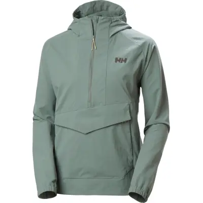 Helly Hansen Women's Vista Hike Anorak Grey Cactus