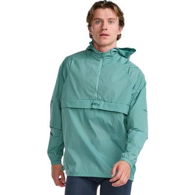 2XU Men's Aero Anorak Raft/Pine Reflective