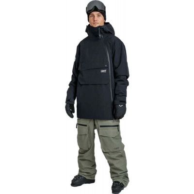 ColourWear Men's Foil Anorak Black