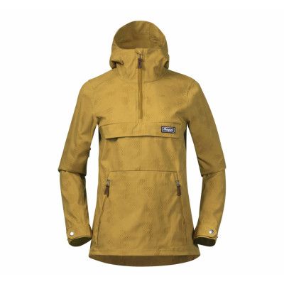 Nordmarka W Anorak, Mustard Yellow Camo, S,  Bergans