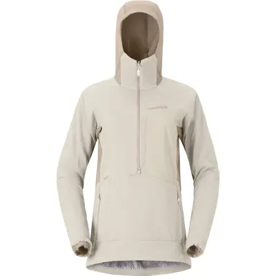 Norrøna Møre Octa Zip Hood W'S Oatmeal - L