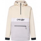 Oakley Men's Tnp Nose Grab Softshell Hoodie Lunar Rock/arctic White