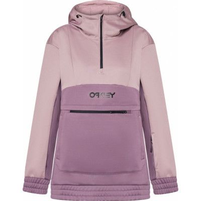 Oakley Women's Tnp Nose Grab Softshell Hoodie Double Toadstool