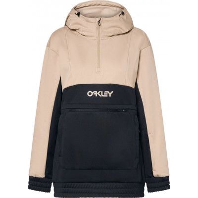 Oakley Women's Tnp Nose Grab Softshell Hoodie Humus/blackout