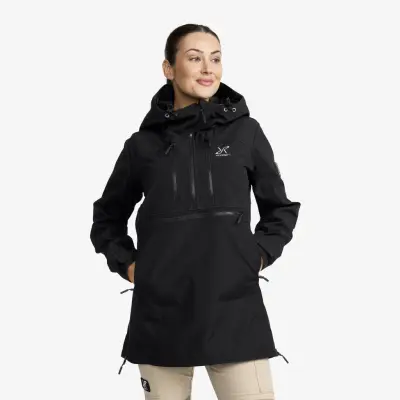 Outdoor Anorak Dam Black, Storlek:2XL