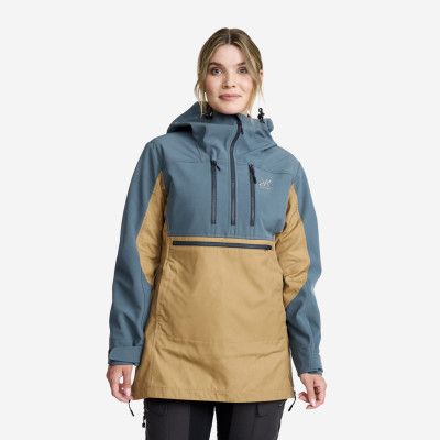 Outdoor Anorak Dam Orion Blue/Kelp Beige, Storlek:XL