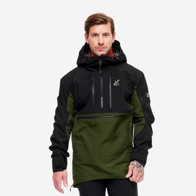 Outdoor Anorak Herr Forest Green, Storlek:M