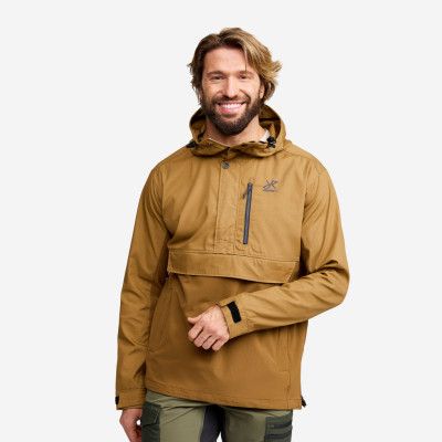Skaljacka&Vindjacka - Rambler Lightweight Anorak - Herr - Dijon/Rubber, Storlek:2XL