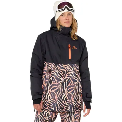 Rip Curl Women's Anti-Series Anorak 10K/10K Snow Jacket Black