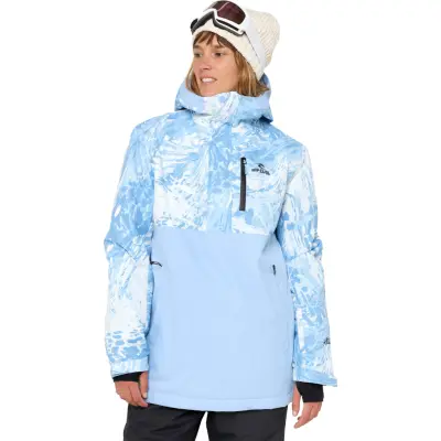 Rip Curl Women's Anti-Series Anorak 10K/10K Snow Jacket Mid Blue