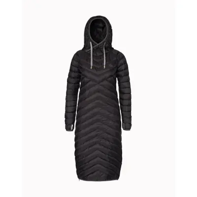 Varg U Sarek Long Down Hood Anorak Carbon Black - L