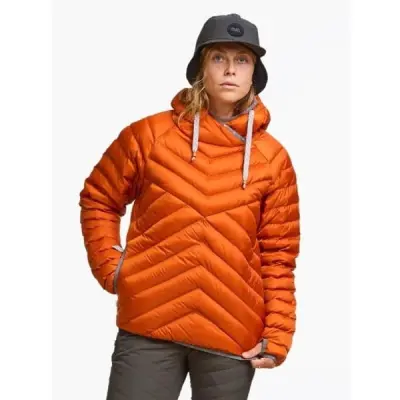 Varg W Älgön Down Hood Anorak Jacket Rust Orange XS