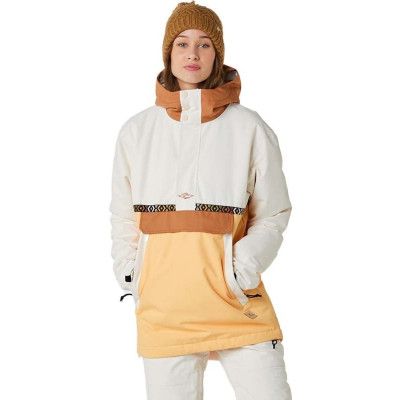 Rip Curl Women's Rider Anorak Jacket Off White