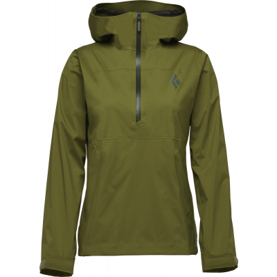 Black Diamond Women's Stormline Stretch Anorak Camp Green