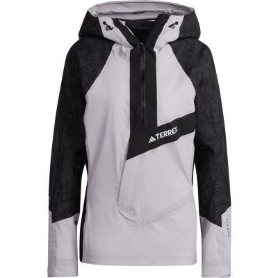 Adidas Women's TERREX Techrock RAIN.RDY Anorak Black/Sildaw