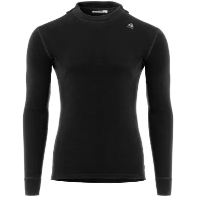 Aclima WarmWool Hoodsweater V2 Man Jet Black