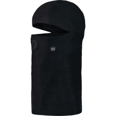 Buff Kids' ThermoNet Hinged Balaclava Solid Black
