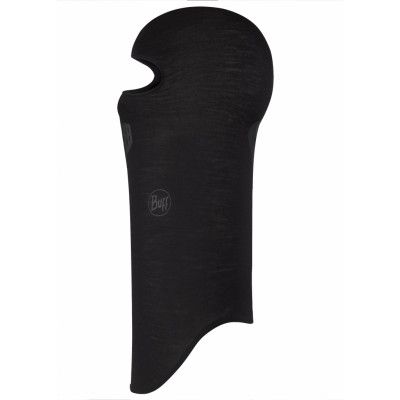 Buff Lightweight Merino Balaclava Black Solid