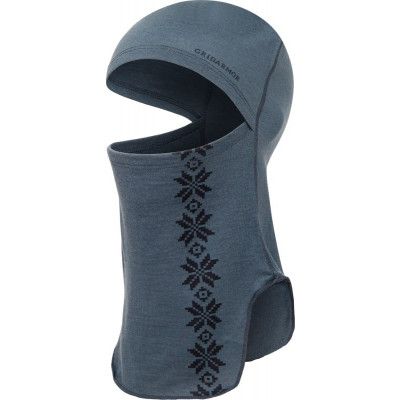 Gridarmor Merino Wool Balaclava Print Senior Dark Slate