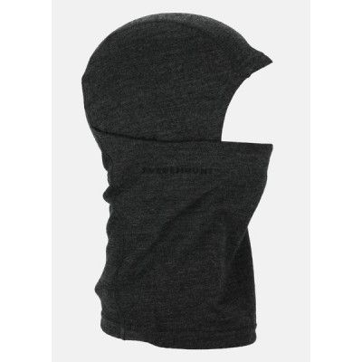Nepal Wool Terry Merino Balaclava, Charcoal Melange, Onesize,  Mössor
