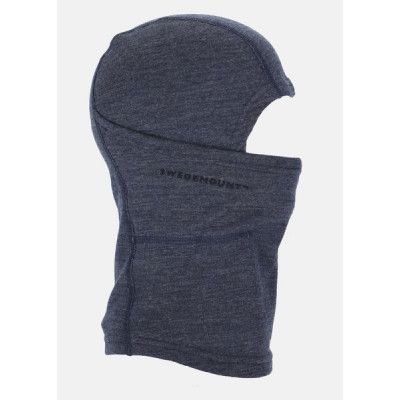 Nepal Wool Terry Merino Balaclava, Navy Melange, Onesize,  Mössor