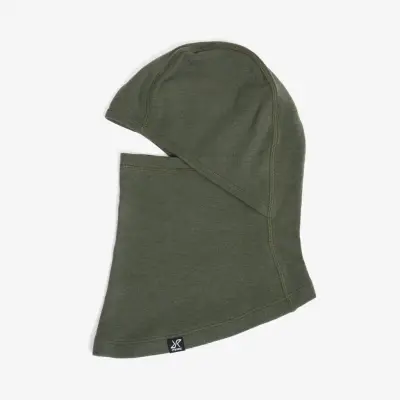 Route Merino Balaclava Unisex Kambaba Green, Storlek:One Size