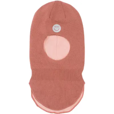 Viking Alv Wool Balaclava Kids Pink