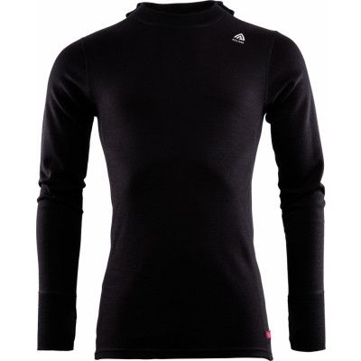 Aclima WarmWool Hood Sweater Man Jet Black