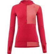 Aclima Women's WarmWool Hoodsweater with Zip Jester Red/Spiced Coral/Spiced Apple