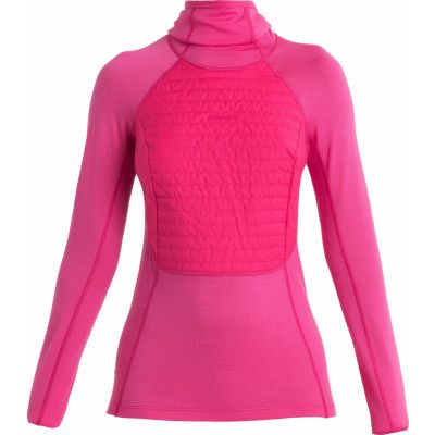 Icebreaker Women's Zoneknit Insulated Long Sleeve Hoodie Tempo