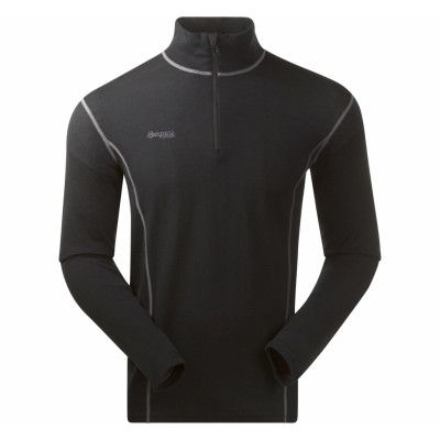 Akeleie Half Zip, Black, M,  Bergans