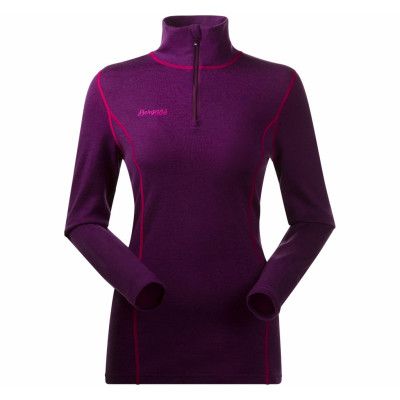 Akeleie Lady Half Zip, Plum/Cerise, Xl,  Bergans