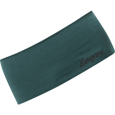 Bergans Allround Thin Merino Headband Malachite Green