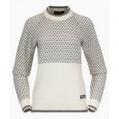 Bergans Alvdal Wool Jumper Women Vanilla White/Solid Dark Grey
