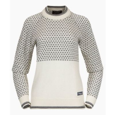 Bergans Alvdal Wool Jumper Women Vanilla White/Solid Dark Grey
