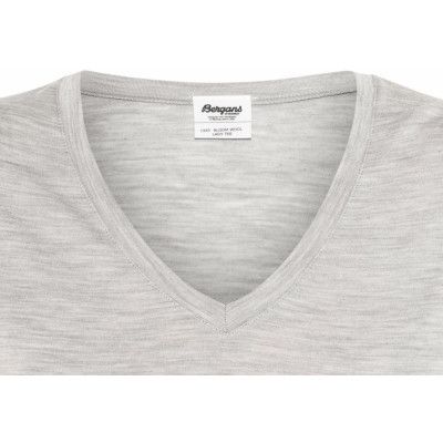 Bergans Bloom Wool Tee Women Grey Melange